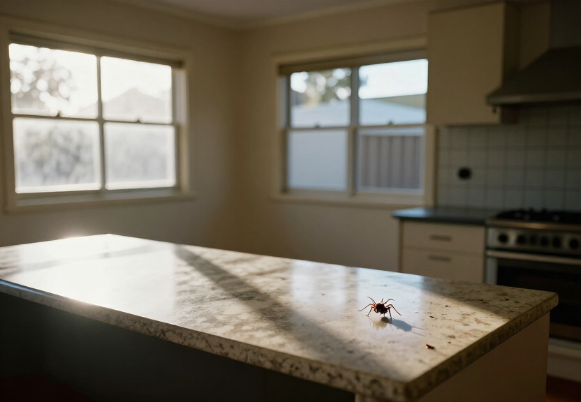 Termite damage in a Campsie home before treatment